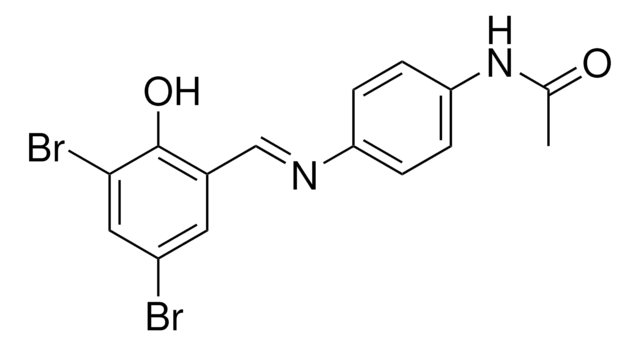 N-(4-((3,5-DIBROMO-2-HYDROXY-BENZYLIDENE)-AMINO)-PHENYL)-ACETAMIDE AldrichCPR
