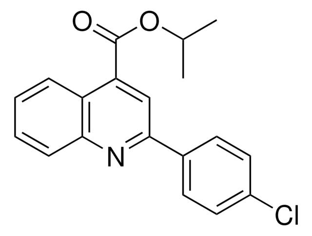 ISOPROPYL 2-(4-CHLOROPHENYL)-4-QUINOLINECARBOXYLATE AldrichCPR