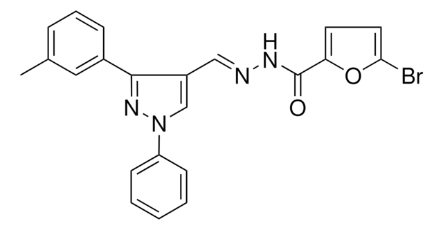 5-BR-N'-((3-(3-METHYLPHENYL)-1-PHENYL-1H-PYRAZOL-4-YL)METHYLENE)-2-FUROHYDRAZIDE AldrichCPR