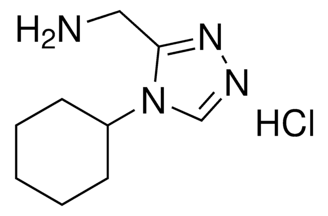 (4-Cyclohexyl-4H-1,2,4-triazol-3-yl)methanamine hydrochloride AldrichCPR