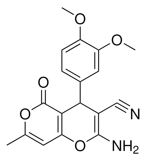 2-AMINO-4-(3,4-DIMETHOXY-PH)-7-ME-5-OXO-4H,5H-PYRANO(4,3-B)PYRAN-3-CARBONITRILE AldrichCPR
