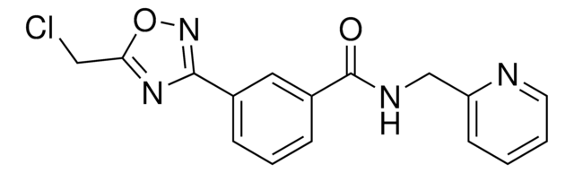 3-[5-(Chloromethyl)-1,2,4-oxadiazol-3-yl]-N-(2-pyridinylmethyl)benzamide AldrichCPR