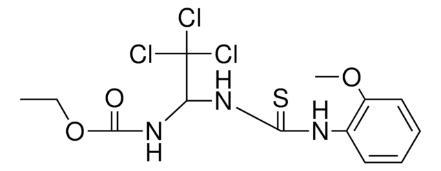 (2,2,2-TRICHLORO-1-(3-(2-MEO-PH)-THIOUREIDO)-ETHYL)-CARBAMIC ACID ETHYL ESTER AldrichCPR