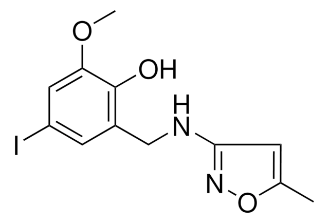 4-IODO-2-METHOXY-6-(((5-METHYL-3-ISOXAZOLYL)AMINO)METHYL)PHENOL AldrichCPR