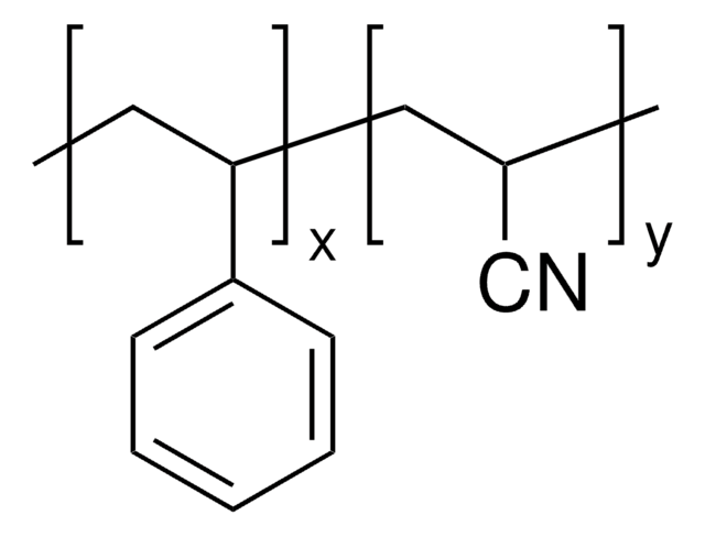 Poly(styrene-co-acrylonitrile) average Mw ~185,000 by GPC, acrylonitrile 30&#160;wt. %, powder