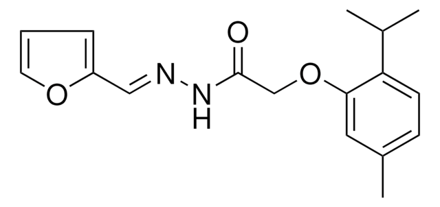 N'-(2-FURYLMETHYLENE)-2-(2-ISOPROPYL-5-METHYLPHENOXY)ACETOHYDRAZIDE AldrichCPR