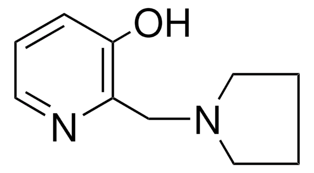 3-HYDROXY-2-(PYRROLIDINOMETHYL)-PYRIDINE AldrichCPR