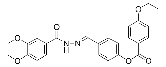 4-(2-(3,4-DIMETHOXYBENZOYL)CARBOHYDRAZONOYL)PHENYL 4-ETHOXYBENZOATE AldrichCPR