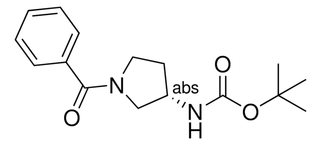 tert-Butyl (3S)-1-benzoyl-3-pyrrolidinylcarbamate AldrichCPR
