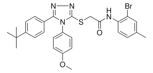 N-(2-BROMO-4-METHYLPHENYL)-2-{[5-(4-TERT-BUTYLPHENYL)-4-(4-METHOXYPHENYL)-4H-1,2,4-TRIAZOL-3-YL]SULFANYL}ACETAMIDE AldrichCPR