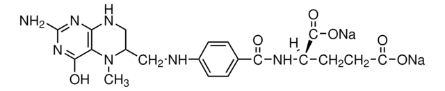 5-甲基四氢叶酸二钠盐 &#8805;88% (UV-vis), Suitable for manufacturing of diagnostic kits and reagents