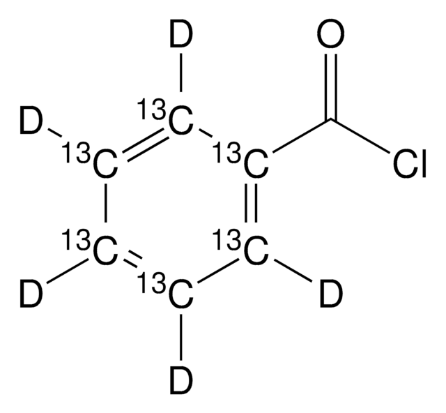 Benzoyl chloride-(phenyl-13C6,d5) 98 atom % D, 99 atom % 13C, 97% (CP)