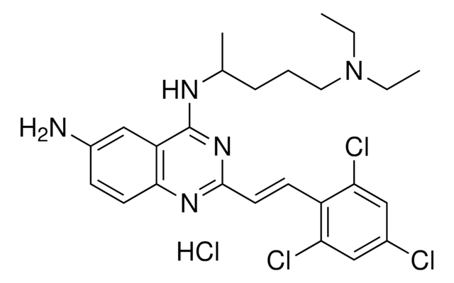 N(4)-[4-(DIETHYLAMINO)-1-METHYLBUTYL]-2-[(E)-2-(2,4,6-TRICHLOROPHENYL)ETHENYL]-4,6-QUINAZOLINEDIAMINE HYDROCHLORIDE AldrichCPR