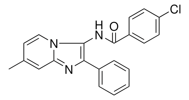 4-CHLORO-N-(7-METHYL-2-PHENYL-IMIDAZO(1,2-A)PYRIDIN-3-YL)-BENZAMIDE AldrichCPR