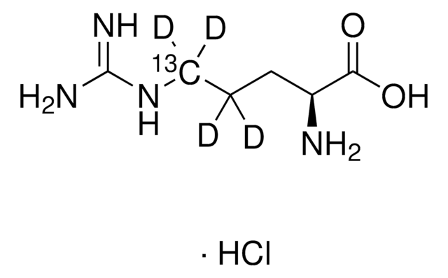 L-Arginine-5-13C,4,4,5,5-d4 hydrochloride &#8805;99 atom % 13C, &#8805;97 atom % D, &#8805;98% (CP)