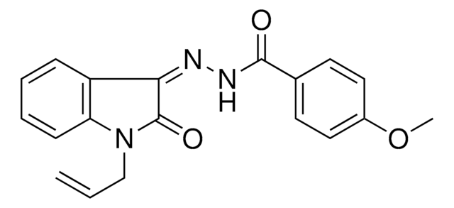 4-METHOXY-BENZOIC ACID (1-ALLYL-2-OXO-1,2-DIHYDRO-INDOL-3-YLIDENE)-HYDRAZIDE AldrichCPR