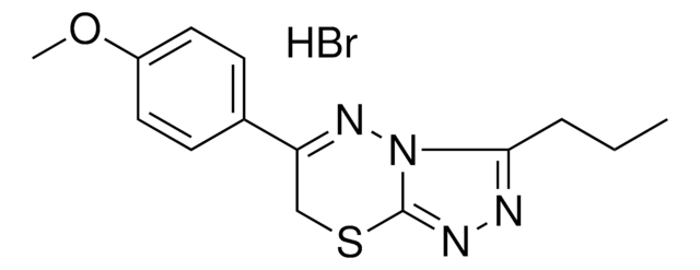 ME 4-(3-PR-7H-(1,2,4)TRIAZOLO(3,4-B)(1,3,4)THIADIAZIN-6-YL)PH ETHER HYDROBROMIDE AldrichCPR