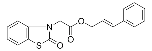 (2-OXO-BENZOTHIAZOL-3-YL)-ACETIC ACID 3-PHENYL-ALLYL ESTER AldrichCPR