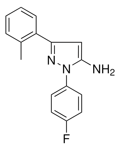 1-(4-FLUOROPHENYL)-3-(2-METHYLPHENYL)-1H-PYRAZOL-5-AMINE AldrichCPR