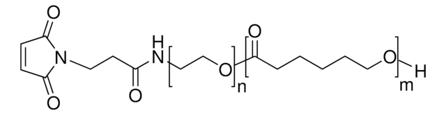 Maleimide-poly(ethylene glycol)-b-poly(&#949;-caprolactone) PEG average Mn 5,000, PCL average Mn 10,000