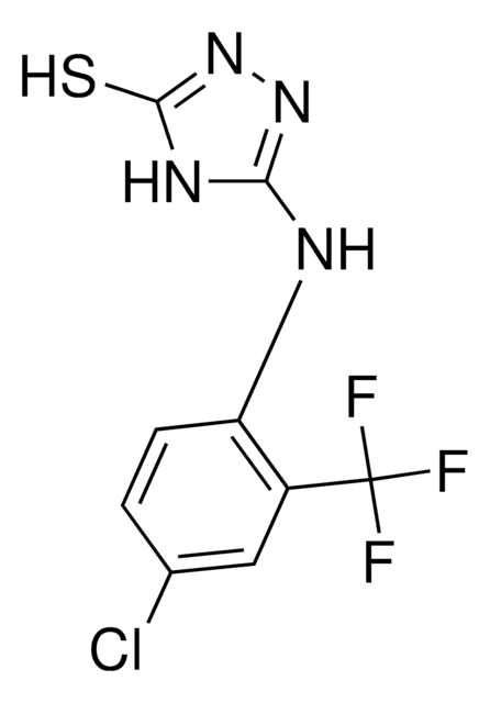 3-(4-CHLORO-2-(TRIFLUOROMETHYL)ANILINO)-5-MERCAPTO-4H-1,2,4-TRIAZOLE AldrichCPR