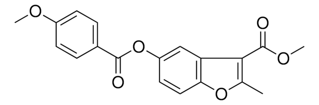 5-(4-METHOXY-BENZOYLOXY)-2-METHYL-BENZOFURAN-3-CARBOXYLIC ACID METHYL ESTER AldrichCPR