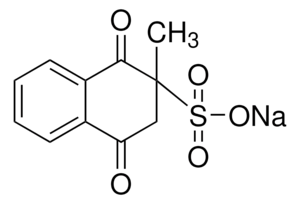 interaction of menadione 2-methyl-1 4-naphthoquinone with glutathione sodium bisulfite BioReagent, cell culture mammalian, = 95 TLC 130-37-0 bpc 157 peptide therapy