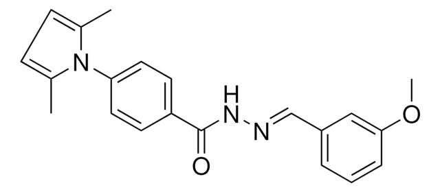 4-(2,5-DIMETHYL-1H-PYRROL-1-YL)-N'-(3-METHOXYBENZYLIDENE)BENZOHYDRAZIDE AldrichCPR