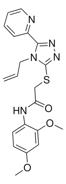2-{[4-ALLYL-5-(2-PYRIDINYL)-4H-1,2,4-TRIAZOL-3-YL]SULFANYL}-N-(2,4-DIMETHOXYPHENYL)ACETAMIDE AldrichCPR