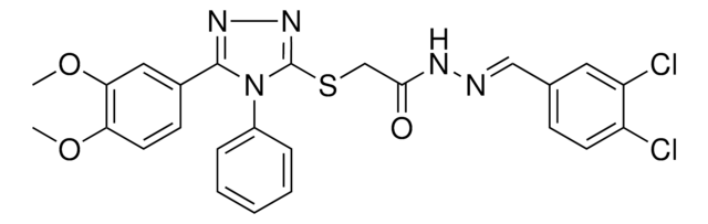 N'-[(E)-(3,4-DICHLOROPHENYL)METHYLIDENE]-2-{[5-(3,4-DIMETHOXYPHENYL)-4-PHENYL-4H-1,2,4-TRIAZOL-3-YL]SULFANYL}ACETOHYDRAZIDE AldrichCPR