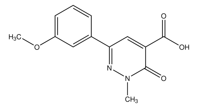 6-(3-Methoxyphenyl)-2-methyl-3-oxo-2,3-dihydropyridazine-4-carboxylic acid AldrichCPR