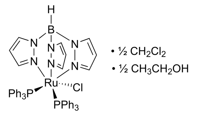 Chloro[hydrotris(pyrazol-1-yl)borato]bis(triphenylphosphine)ruthenium(II) - dichloromethane/ethanol adduct