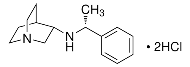 (-)-N-(1(R)-苯乙基)-1-氮杂双环[2.2.2]辛基-3(S)-胺 二盐酸盐 98%
