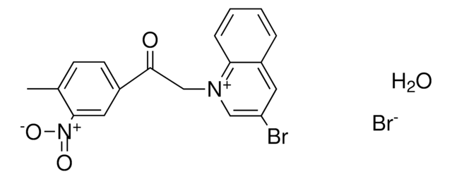 3-BROMO-1-(2-(4-METHYL-3-NITRO-PHENYL)-2-OXO-ETHYL)-QUINOLINIUM, BROMIDE HYDRATE AldrichCPR