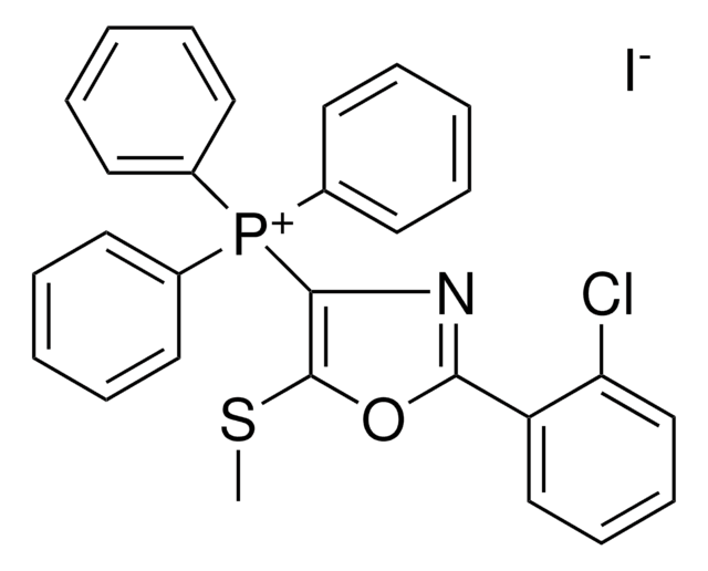 (2-(2-CHLORO-PHENYL)-5-METHYLSULFANYL-OXAZOL-4-YL)-TRIPHENYL-PHOSPHONIUM, IODIDE AldrichCPR