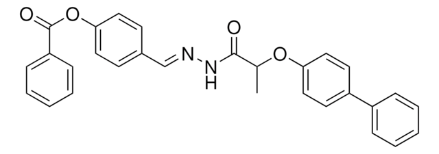 4-(2-(2-((1,1'-BIPHENYL)-4-YLOXY)PROPANOYL)CARBOHYDRAZONOYL)PHENYL BENZOATE AldrichCPR