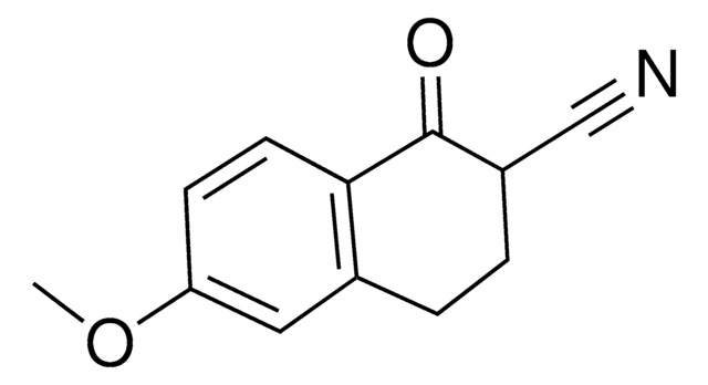6-methoxy-1-oxo-1,2,3,4-tetrahydro-2-naphthalenecarbonitrile AldrichCPR