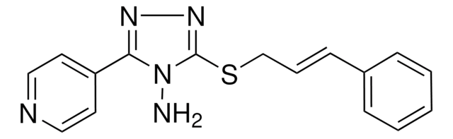 3-(CINNAMYLTHIO)-5-(4-PYRIDINYL)-4H-1,2,4-TRIAZOL-4-AMINE AldrichCPR