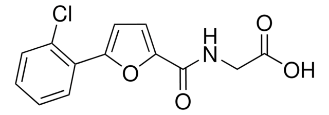 ((5-(2-CHLOROPHENYL)-2-FUROYL)AMINO)ACETIC ACID AldrichCPR