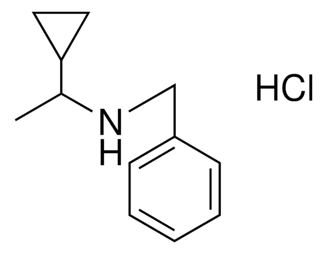 BENZYL-(1-CYCLOPROPYL-ETHYL)-AMINE, HYDROCHLORIDE AldrichCPR