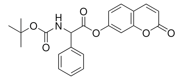 TERT-BUTOXYCARBONYLAMINO-PHENYL-ACETIC ACID 2-OXO-2H-CHROMEN-7-YL ESTER AldrichCPR