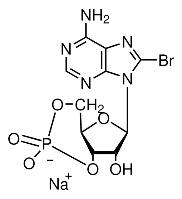 8-Bromoadenosine 3&#8242;,5&#8242;-cyclic monophosphate sodium salt &#8805;97% (HPLC), powder