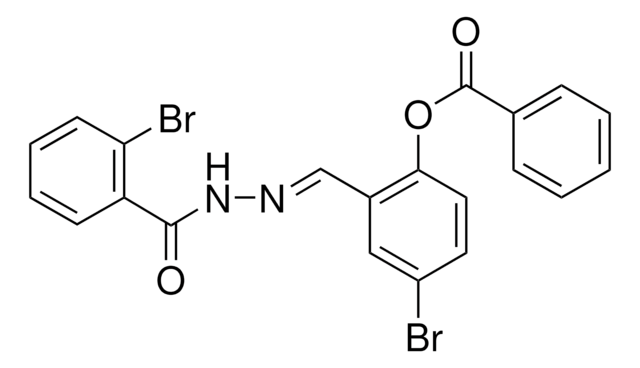 4-BROMO-2-(2-(2-BROMOBENZOYL)CARBOHYDRAZONOYL)PHENYL BENZOATE AldrichCPR