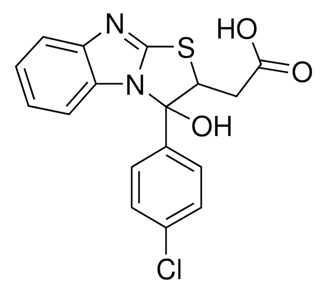 [3-(4-Chlorophenyl)-3-hydroxy-2,3-dihydro[1,3]thiazolo[3,2-a]benzimidazol-2-yl]acetic acid AldrichCPR