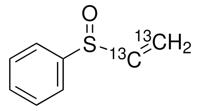 Phenyl vinyl-1,2-13C2 sulfoxide 99 atom % 13C
