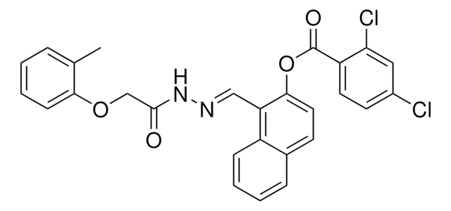 1-(2-((2-METHYLPHENOXY)ACETYL)CARBOHYDRAZONOYL)-2-NAPHTHYL 2,4-DICHLOROBENZOATE AldrichCPR