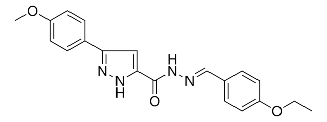 5-(4-MEO-PHENYL)-2H-PYRAZOLE-3-CARBOXYLIC ACID (4-ETHOXY-BENZYLIDENE)-HYDRAZIDE AldrichCPR