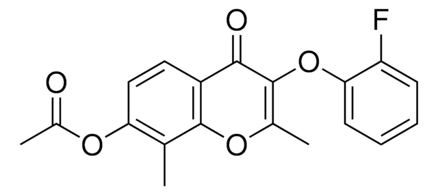 ACETIC ACID 3-(2-FLUORO-PHENOXY)-2,8-DIMETHYL-4-OXO-4H-CHROMEN-7-YL ESTER AldrichCPR