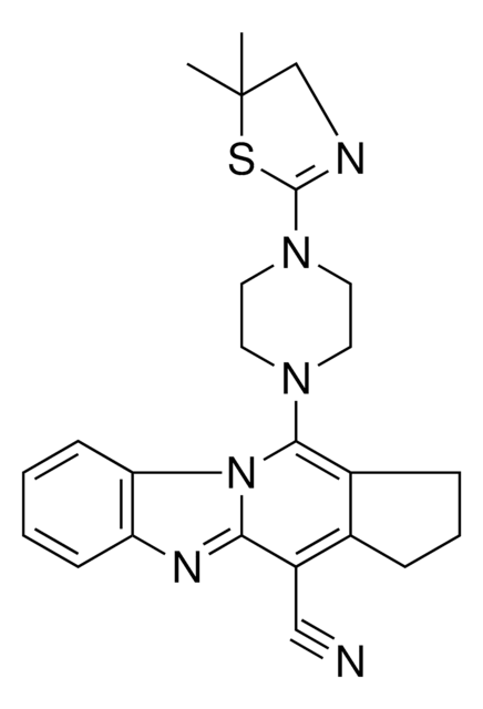 11-[4-(5,5-DIMETHYL-4,5-DIHYDRO-1,3-THIAZOL-2-YL)-1-PIPERAZINYL]-2,3-DIHYDRO-1H-CYCLOPENTA[4,5]PYRIDO[1,2-A]BENZIMIDAZOLE-4-CARBONITRILE AldrichCPR
