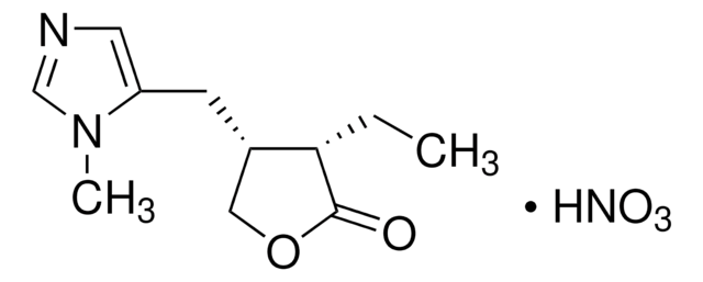 毛果芸香碱 硝酸盐 &#8805;98% (HPLC)